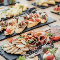 finger food on a table